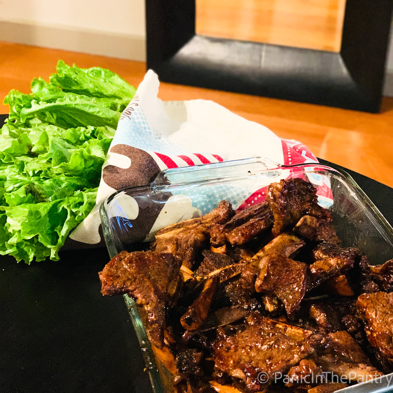 Korean Beef Short Rib BBQ Lettuce Wraps